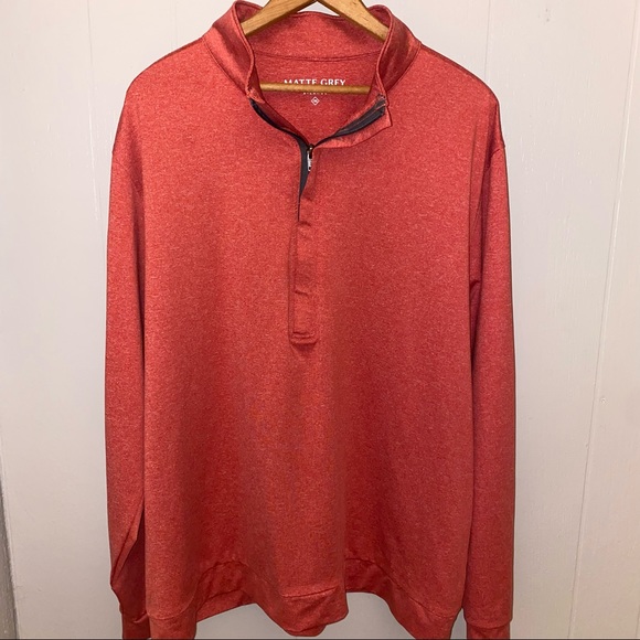 Matte Grey Hightower Half Zip Jacket - Picture 2 of 5